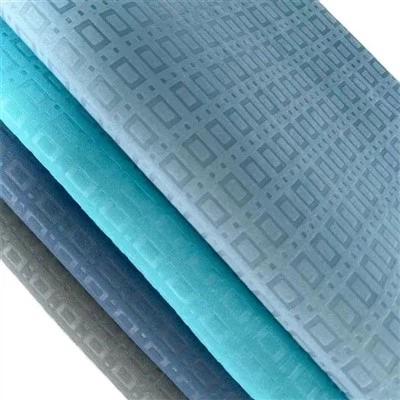 エンボス加工されたプレーン染色ベッドシート生地